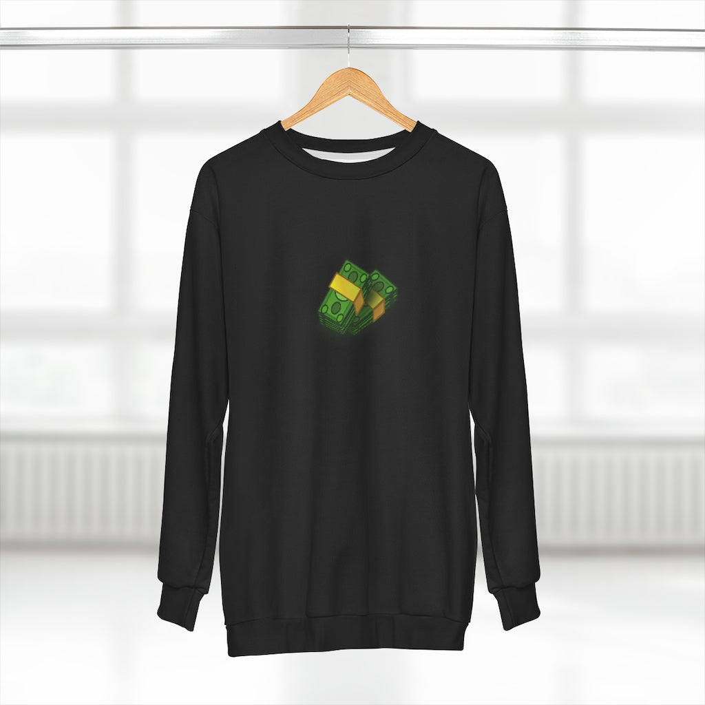 CASHOLA (BLACK) AOP Unisex Sweatshirt