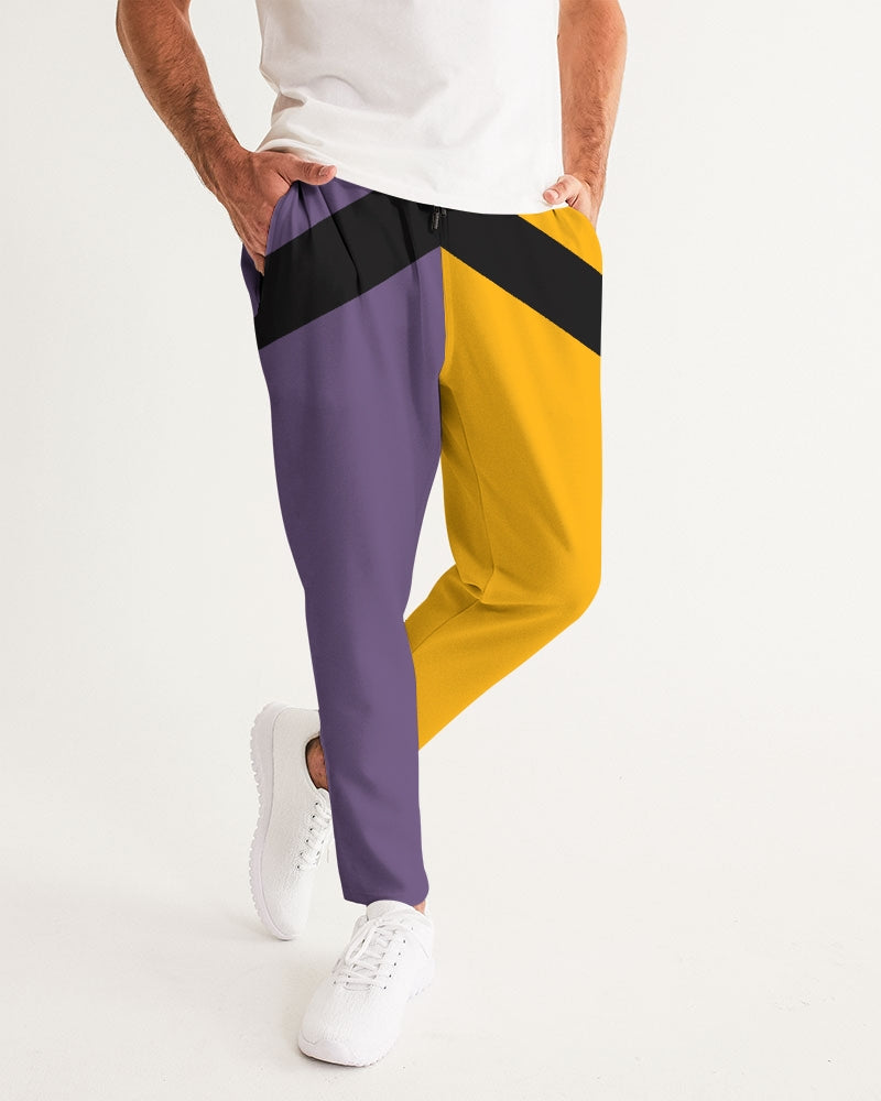 Pop Elements On Purple Men's Joggers