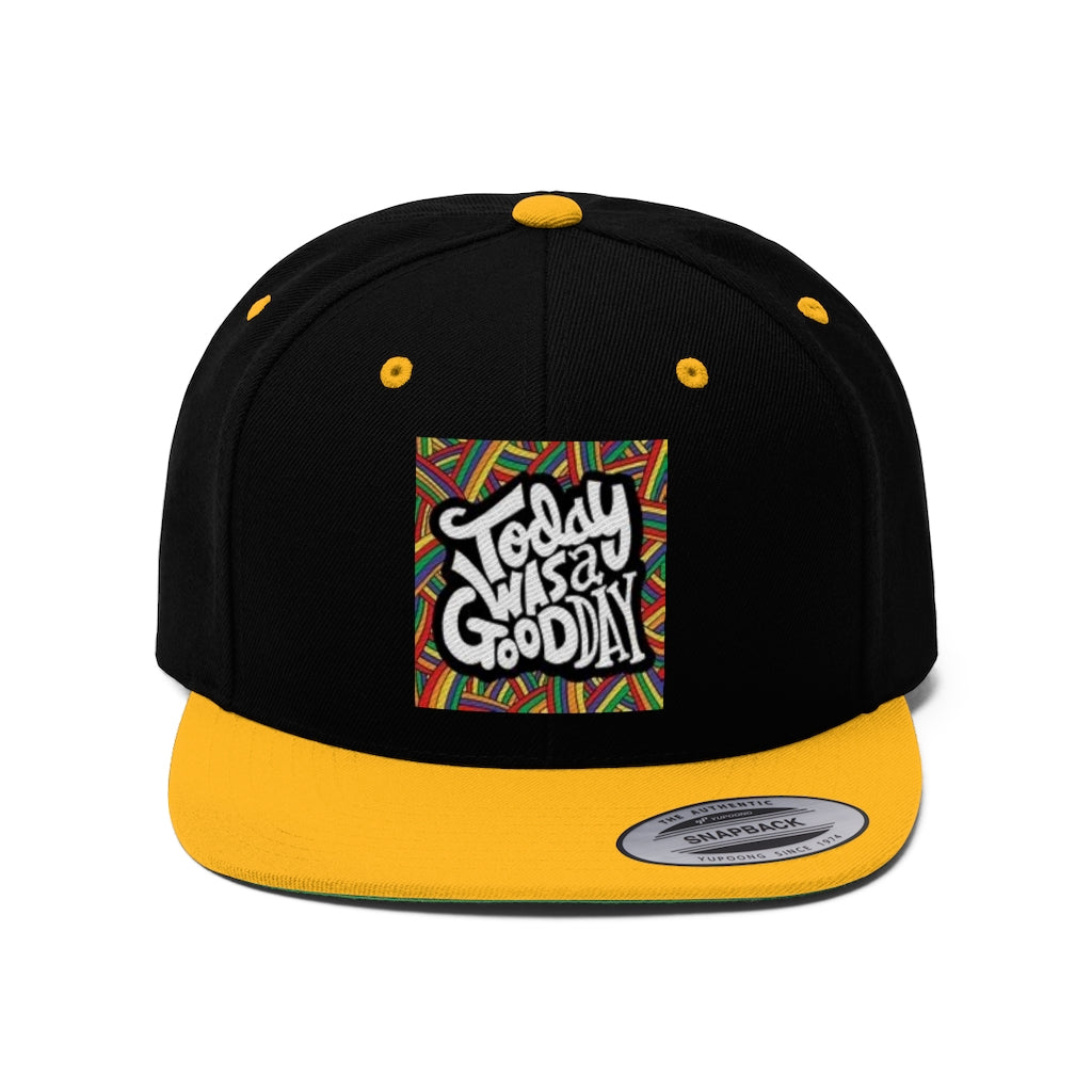 TODAY WAS A GOOD DAY SNAPBACK Unisex Flat Bill Hat