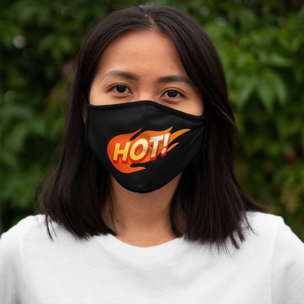 HOT! BLACK Fitted Polyester Face Mask