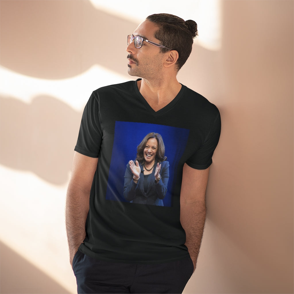 Come On Sister! Kamala Harris  Lightweight V-Neck Tee