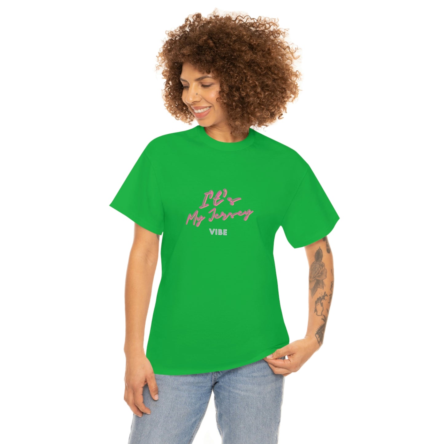 ITS MY JERSEY VIBE Unisex Heavy Cotton Tee