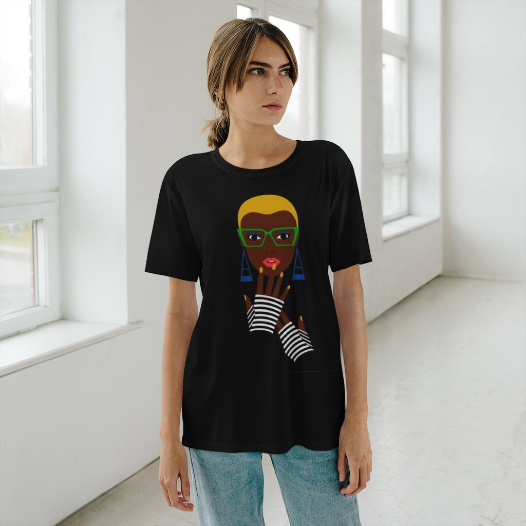 Watchin' Me? (Black) .. All Over Print UNISEX T-Shirt