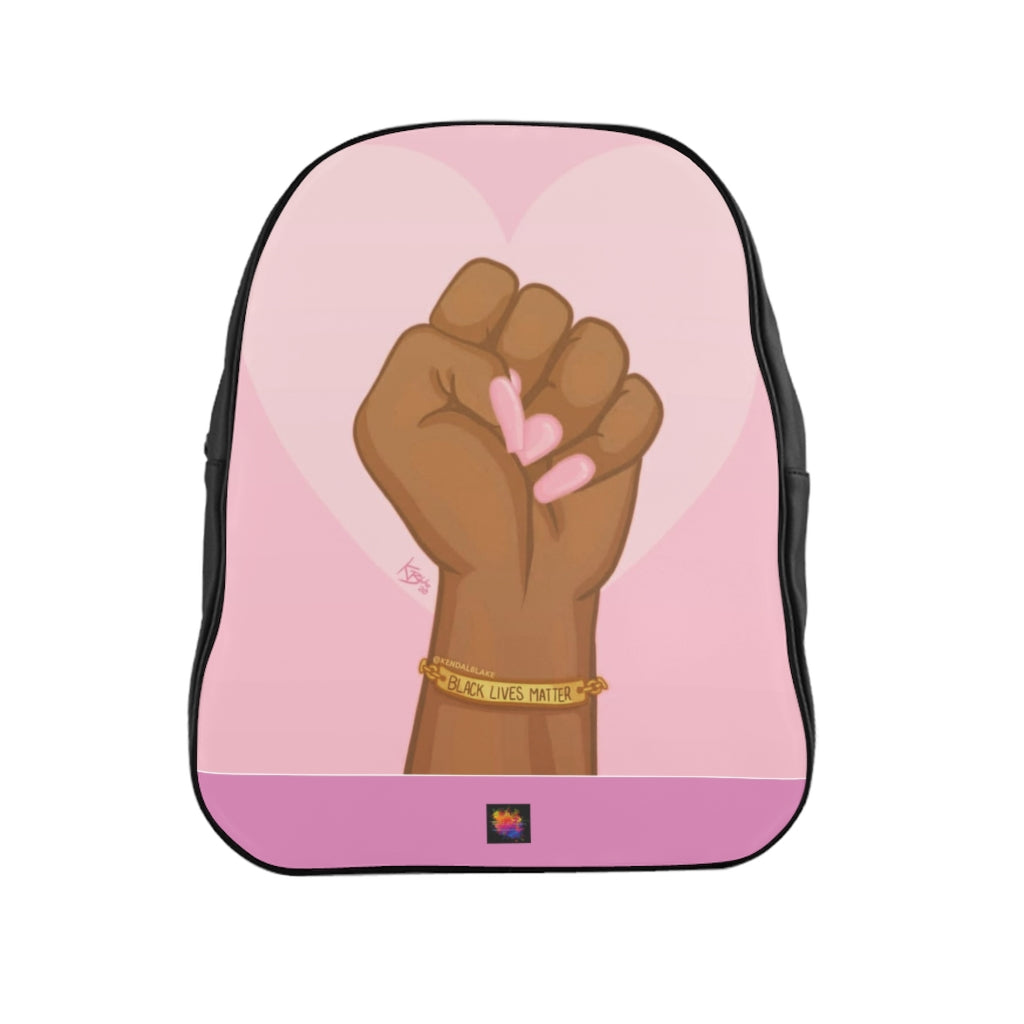 Pink Power Graphic Backpack