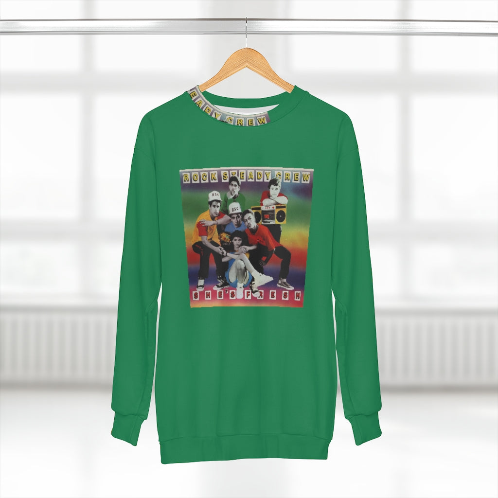 ROCK STEADY GREEN CLASSIC  ..  AOP Unisex Sweatshirt