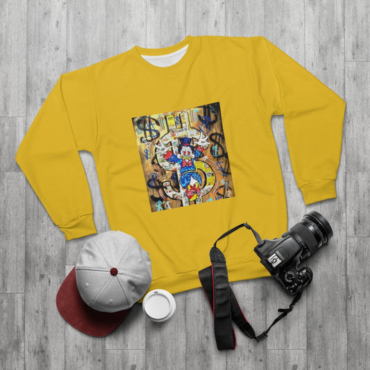 DUCK AND HIS DOE (GOLD)  ..  AOP Unisex Sweatshirt