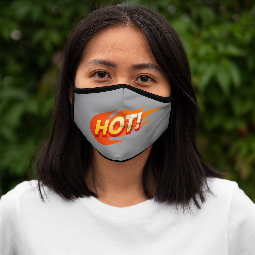 HOT! SILVER Fitted Polyester Face Mask