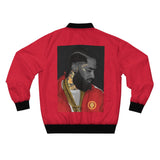 King Nip Unisex Red Bomber Jacket