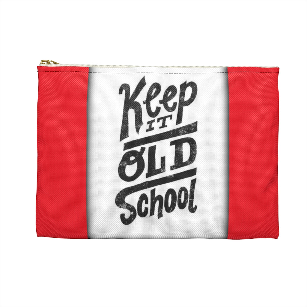 KEEP IT OLD SCHOOL RED Accessory Pouch