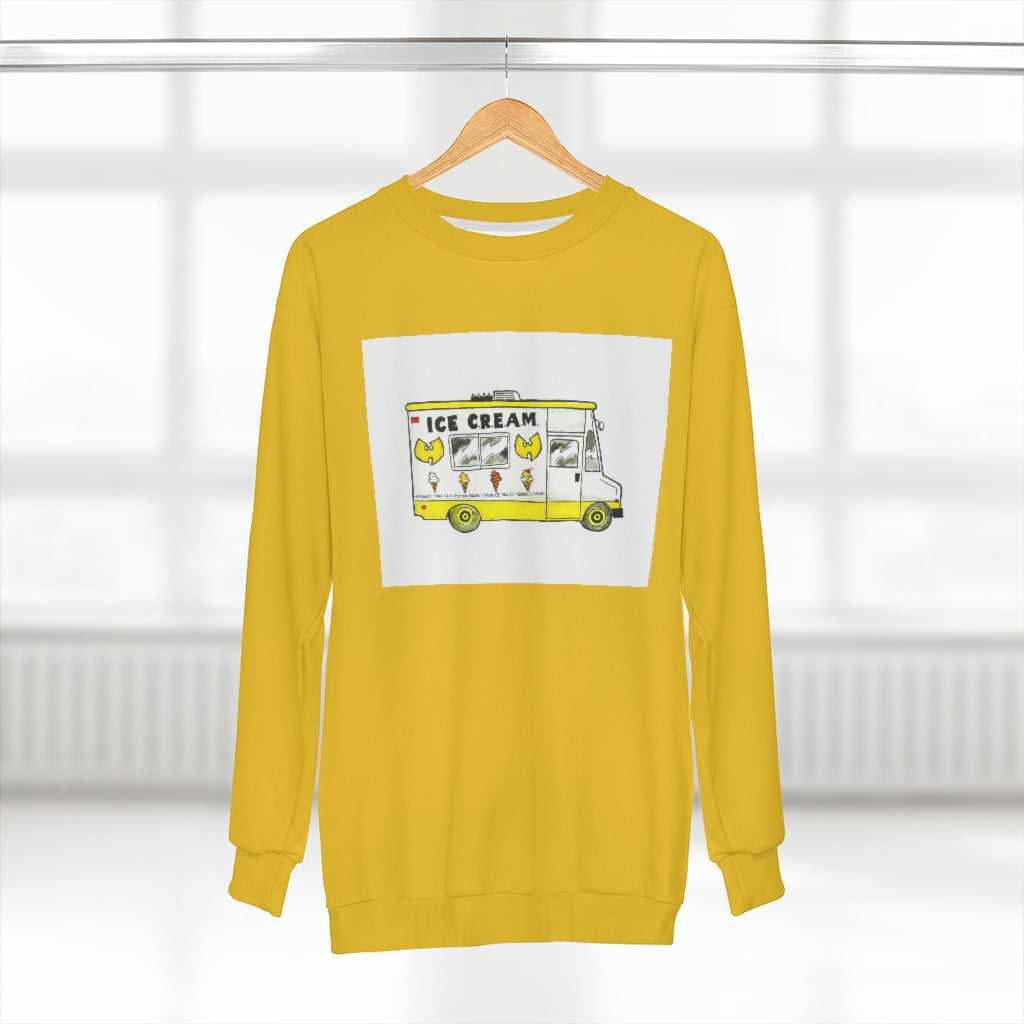 ICECREAM TRUCK (GOLD) AOP Unisex Sweatshirt