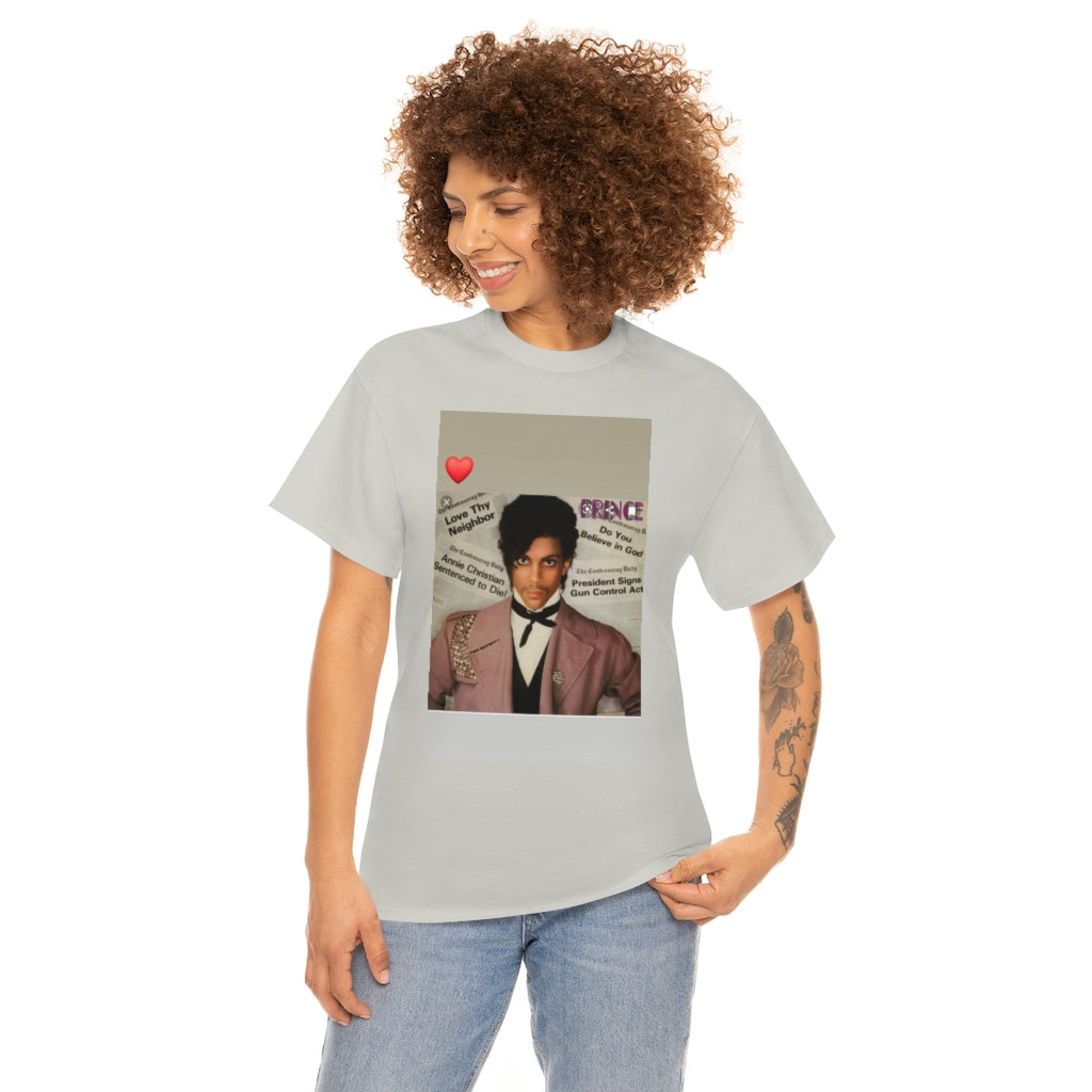 Purple Love Just Him  Unisex Heavy Cotton Tee