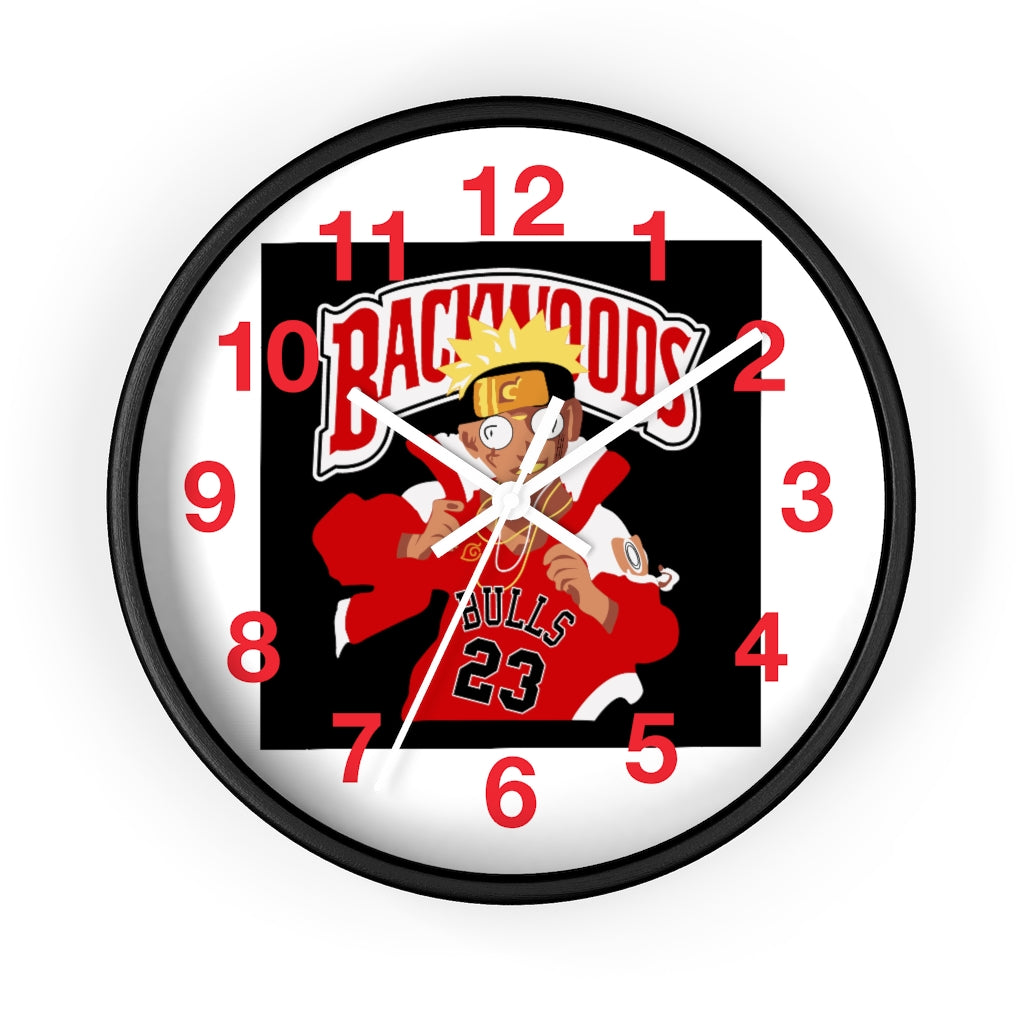 CHI-TOWN BACKWOOD Wall clock