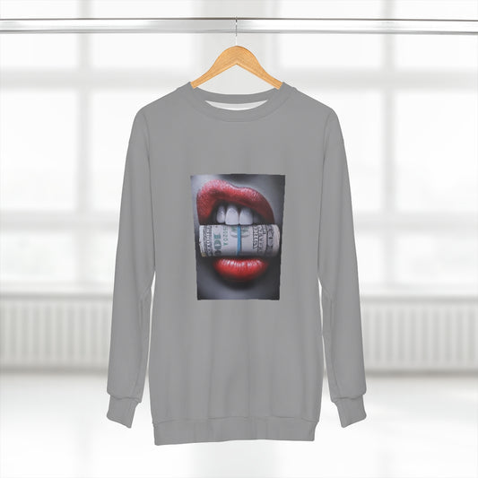 GET MONEY (GRAY) AOP Unisex Sweatshirt