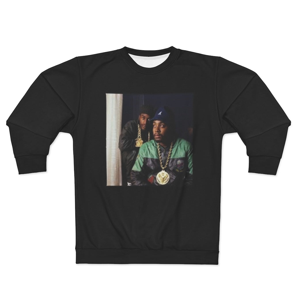 PAID IN FULL CLASSIC ERIC AND RAK . (BLACK)  ..  AOP Unisex Sweatshirt