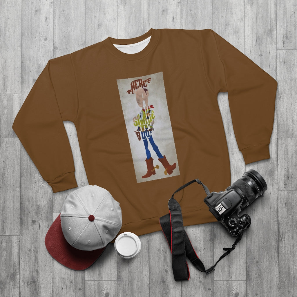 MY BOY WOOD (BROWN)  ..  AOP Unisex Sweatshirt