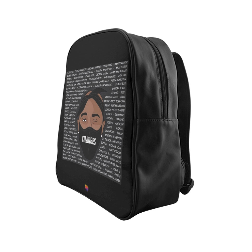 Black Changes Graphic  Backpack