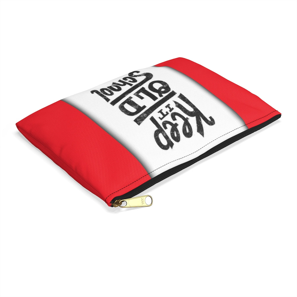 KEEP IT OLD SCHOOL RED Accessory Pouch