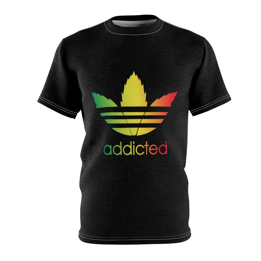 ADDICTED ( BLACK ) ..  All Over Tee