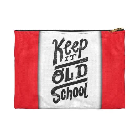 KEEP IT OLD SCHOOL RED Accessory Pouch