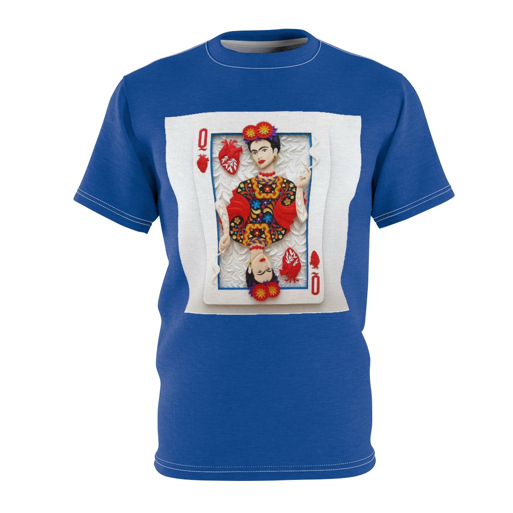 Queen (Blue) of Free All Over Tee