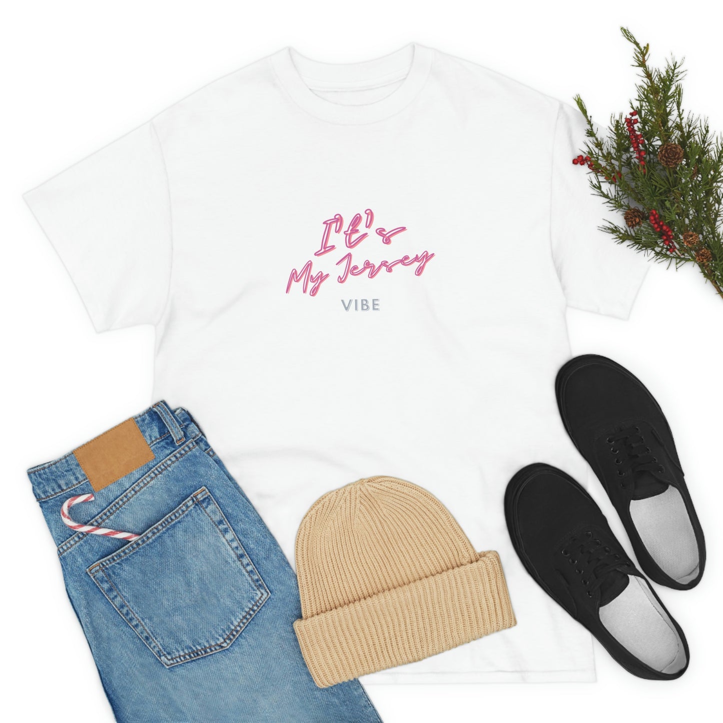 ITS MY JERSEY VIBE Unisex Heavy Cotton Tee