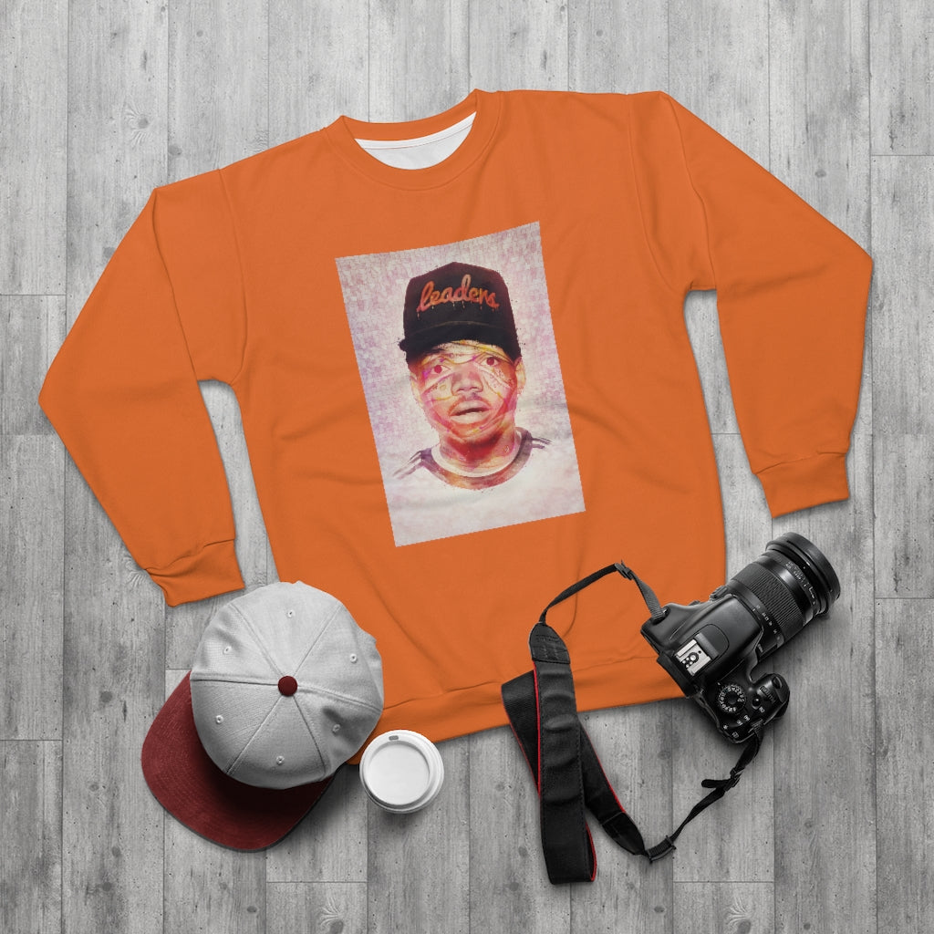 ONE CHANCE.. (ORANGE)  ..  AOP Unisex Sweatshirt