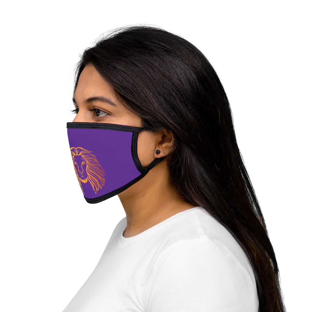 TRUE KING OF THE J'S  (PURPLE)..  Fabric Face Mask