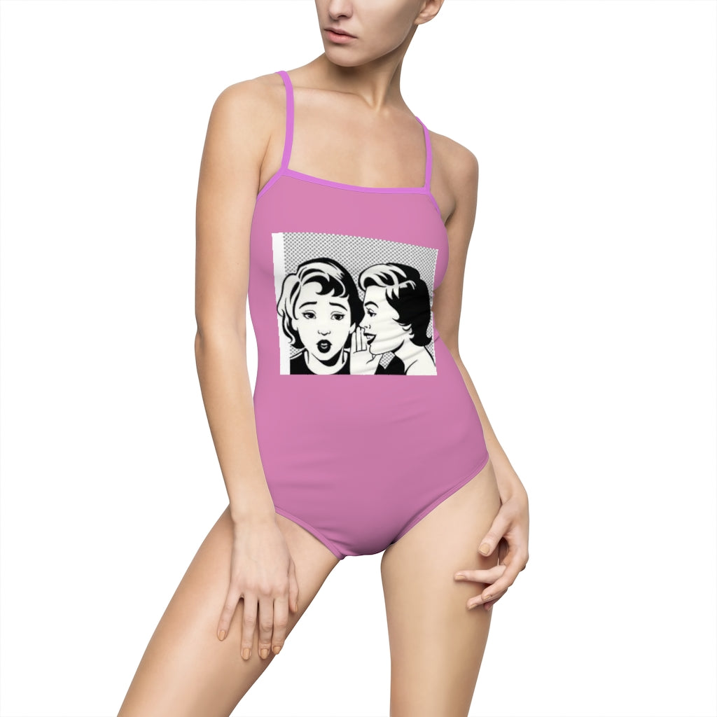 GOSSIP (Lavendar) One-piece Swimsuit