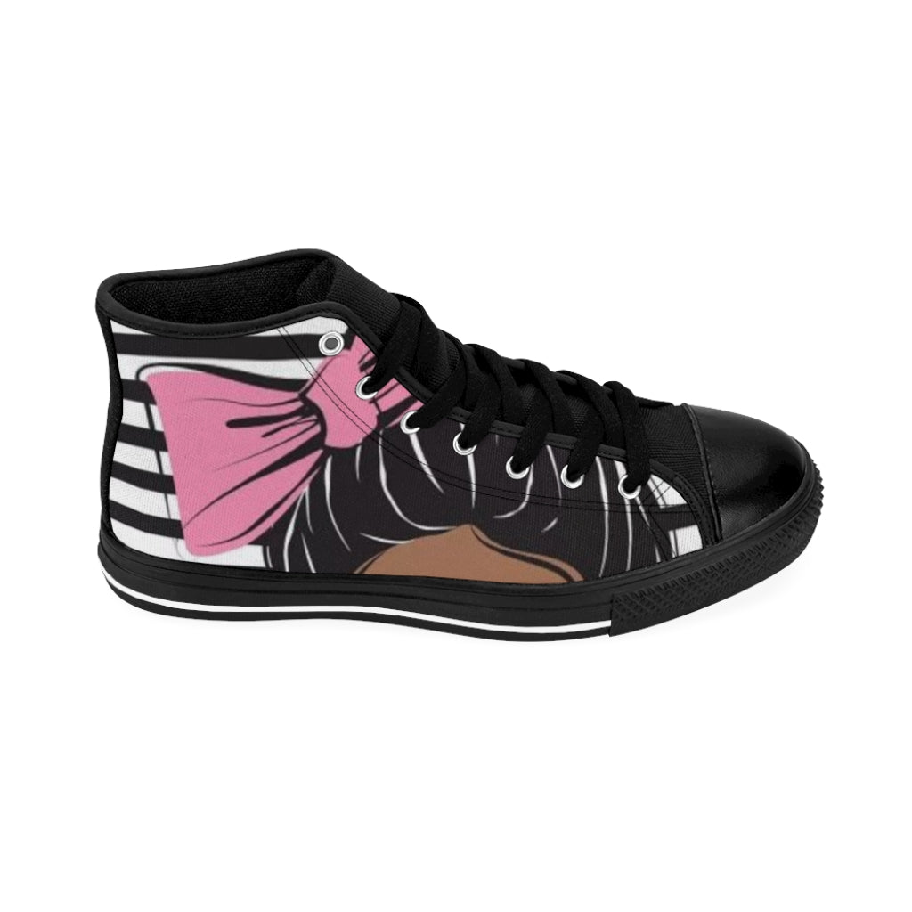 BOW TIED KICKS. . (black) High-top Sneakers