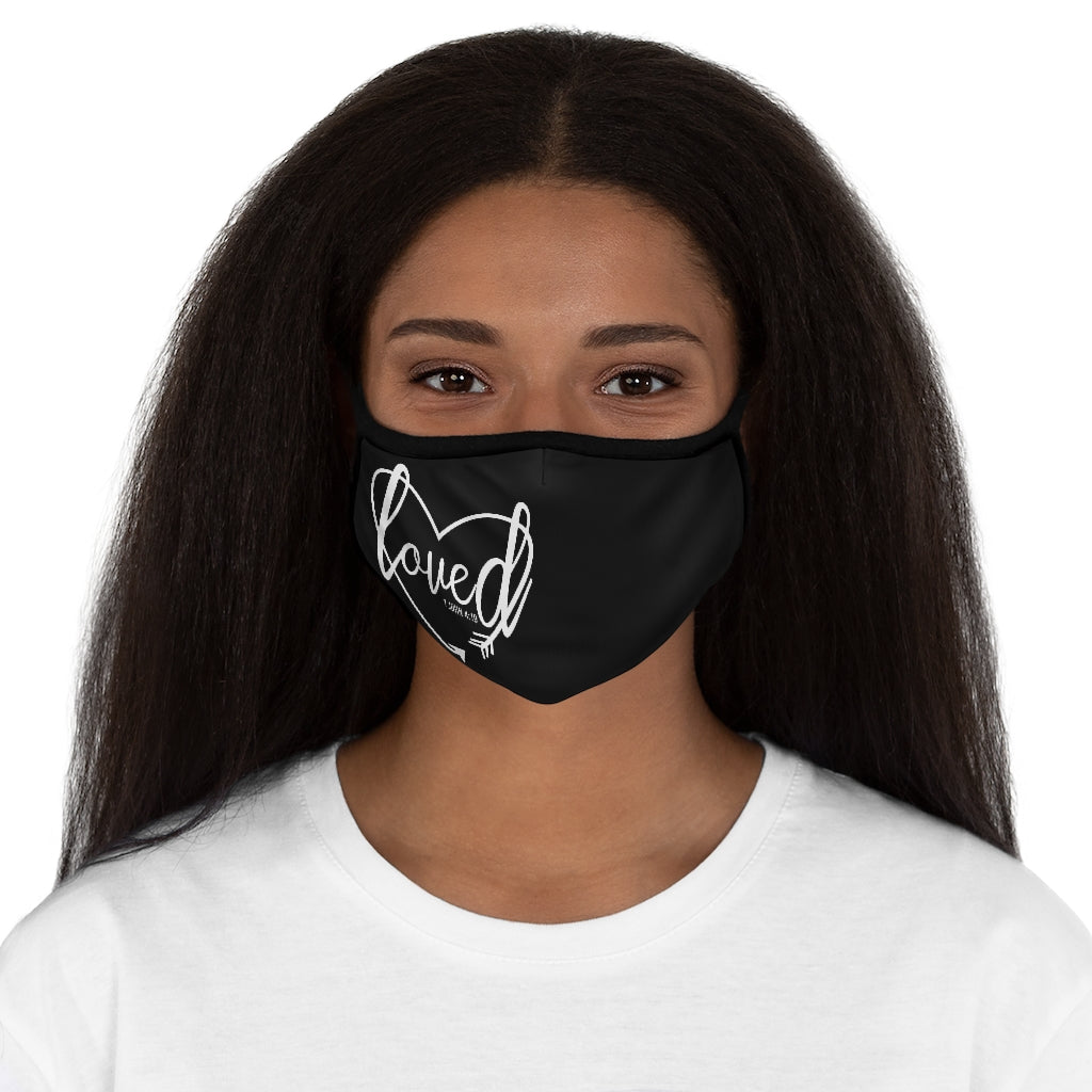 LOVED ..  Fitted Polyester Face Mask