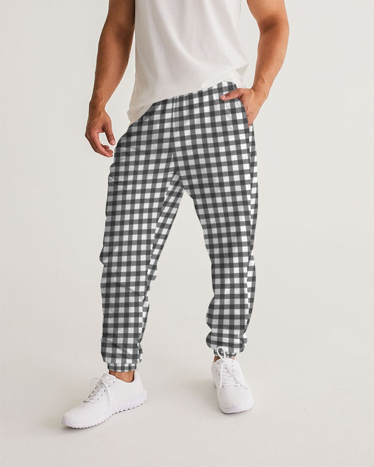 Gingham Print Men's Track Pants