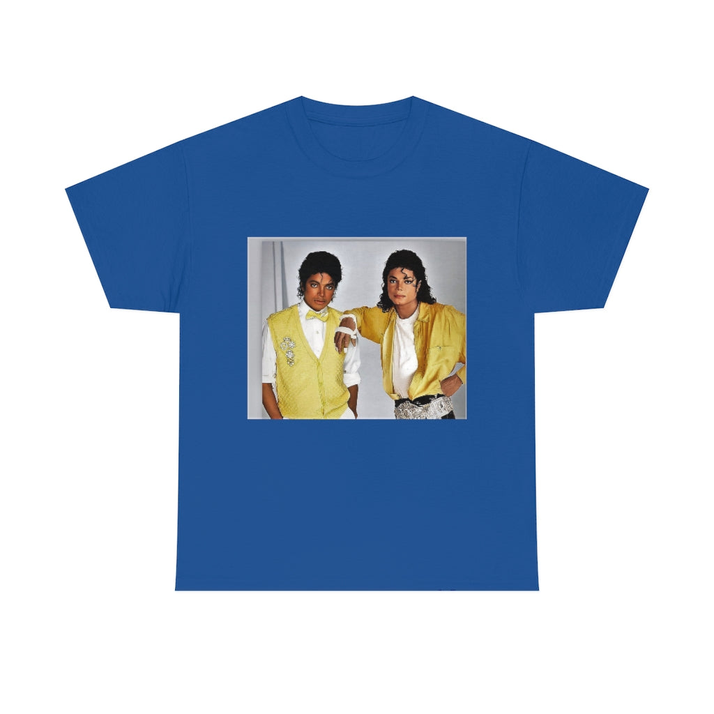 Michael meets MJ Just Blue Unisex Heavy Cotton Tee