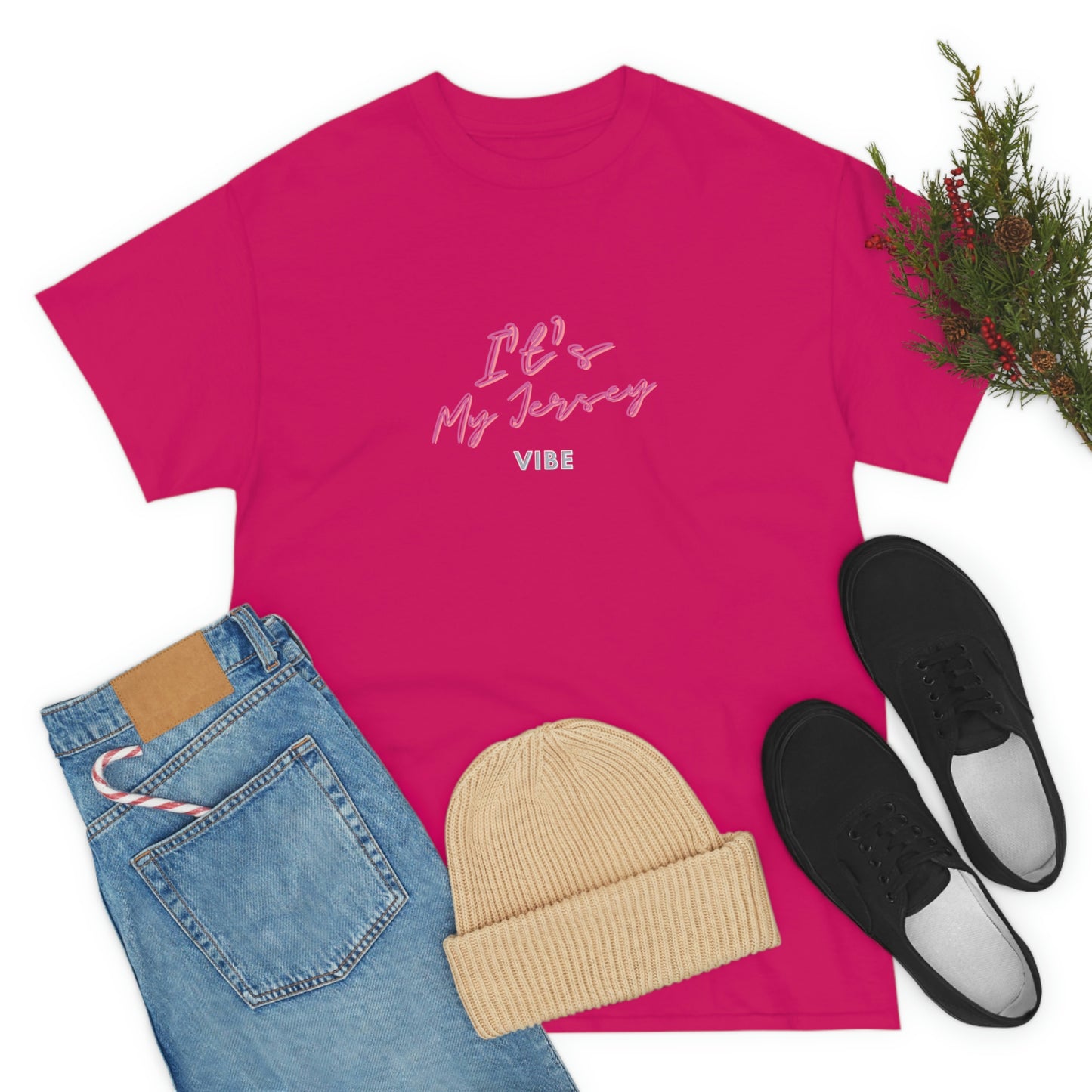 ITS MY JERSEY VIBE Unisex Heavy Cotton Tee