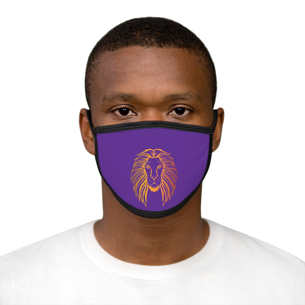 TRUE KING OF THE J'S  (PURPLE)..  Fabric Face Mask