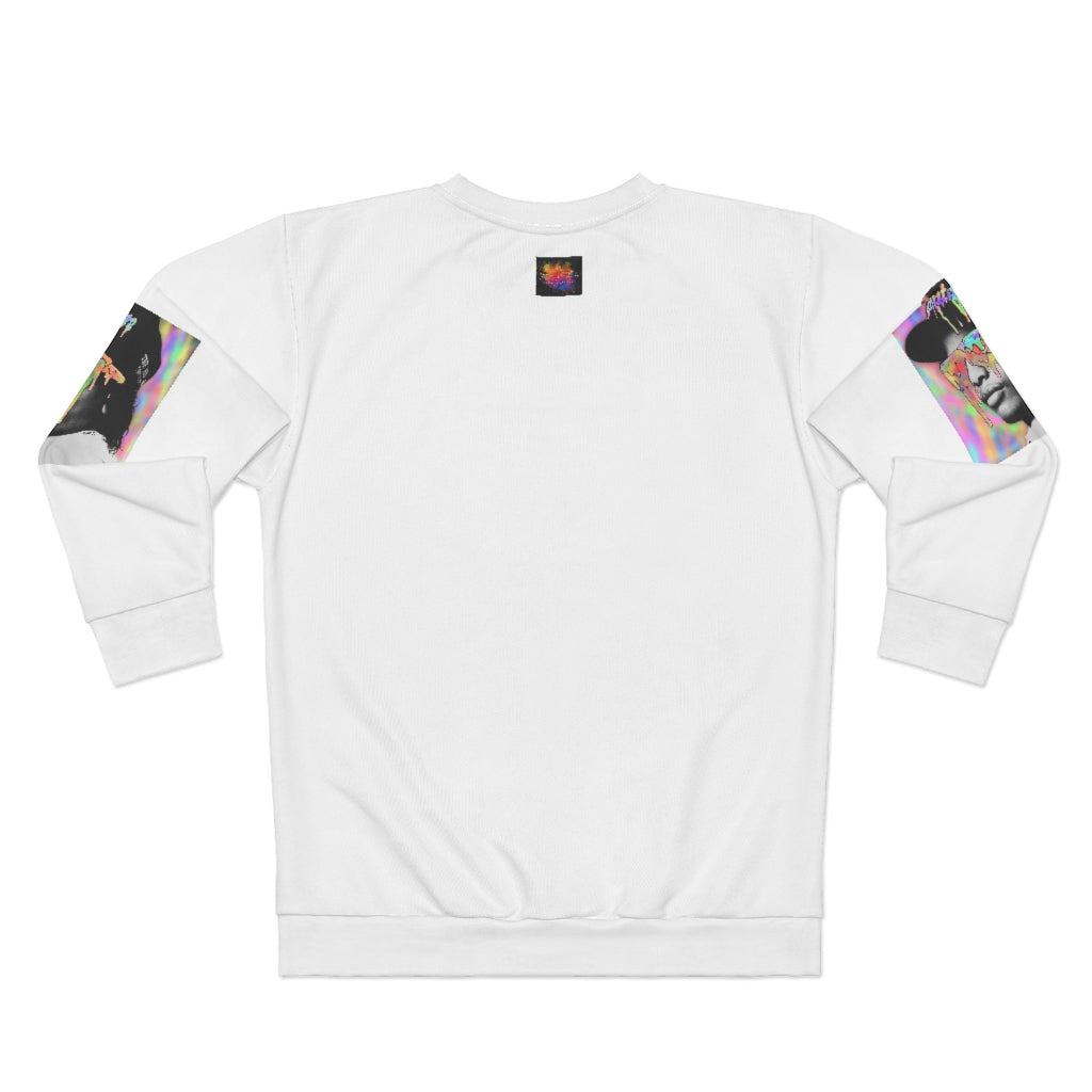 COLOR ME EAZY (WHITE) AOP Unisex Sweatshirt