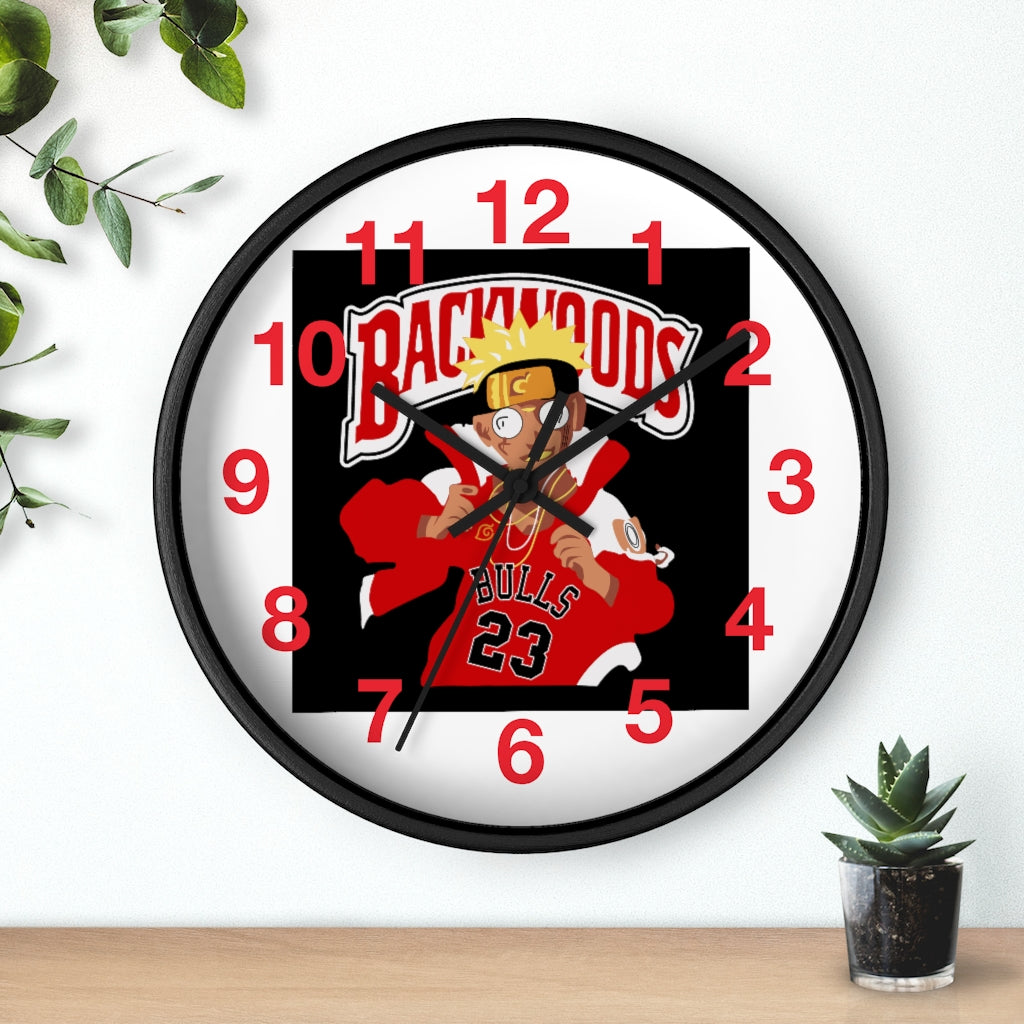 CHI-TOWN BACKWOOD Wall clock