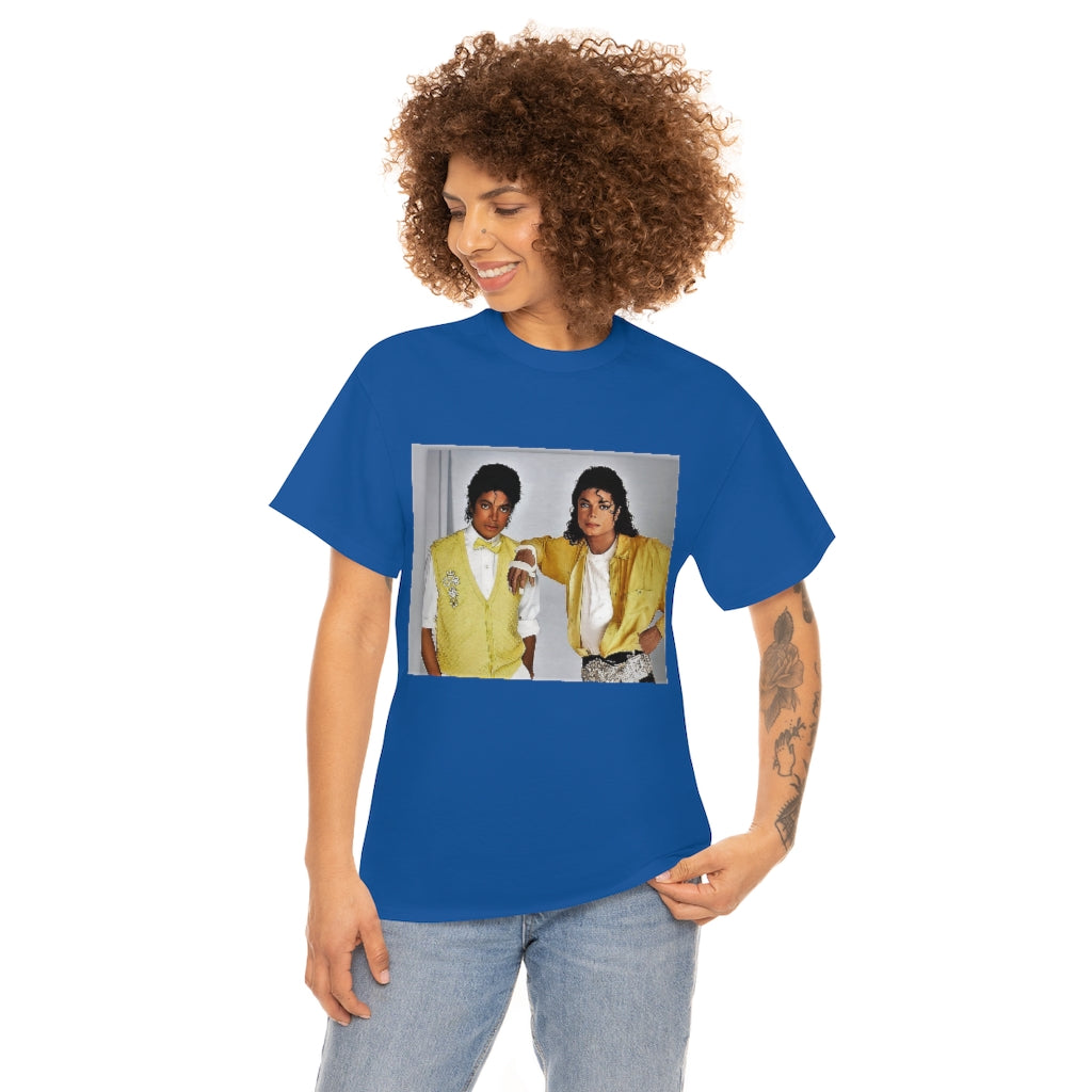 Michael meets MJ Just Blue Unisex Heavy Cotton Tee