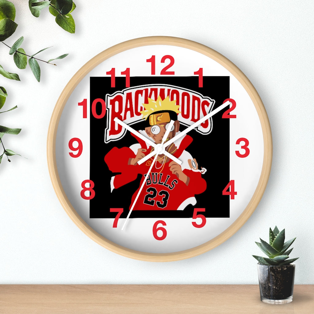 CHI-TOWN BACKWOOD Wall clock