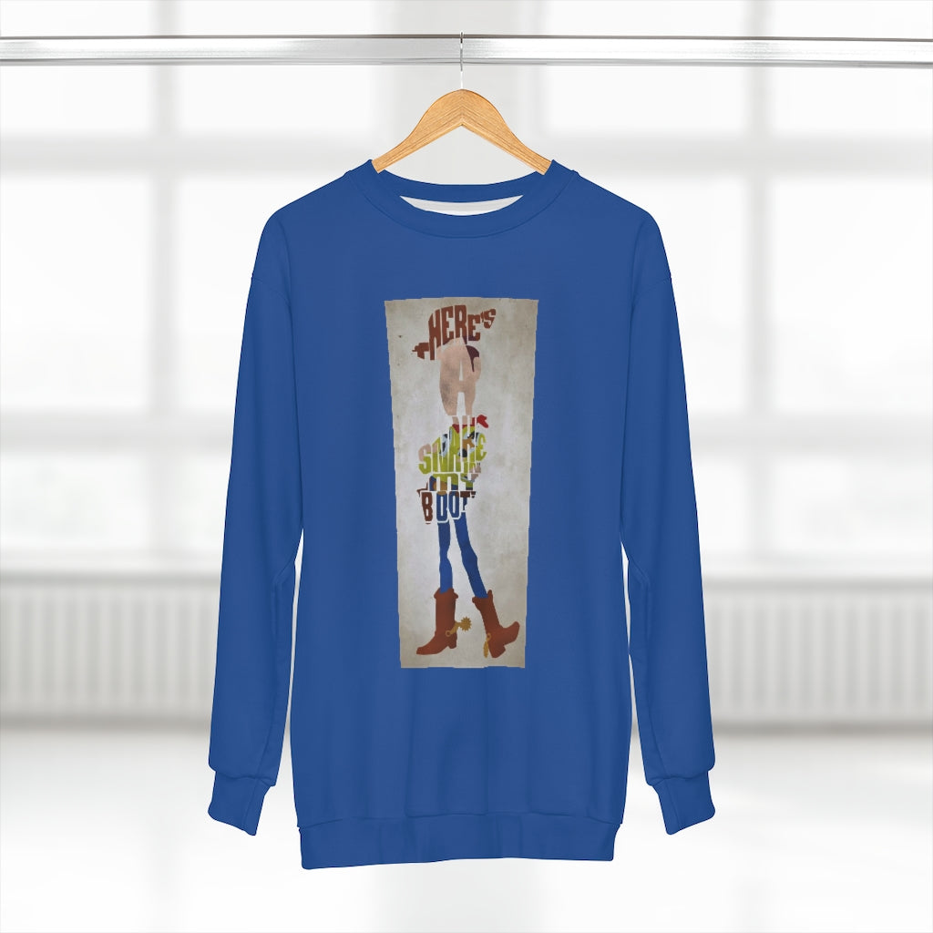 MY BOY WOOD (BLUE)  ..  AOP Unisex Sweatshirt