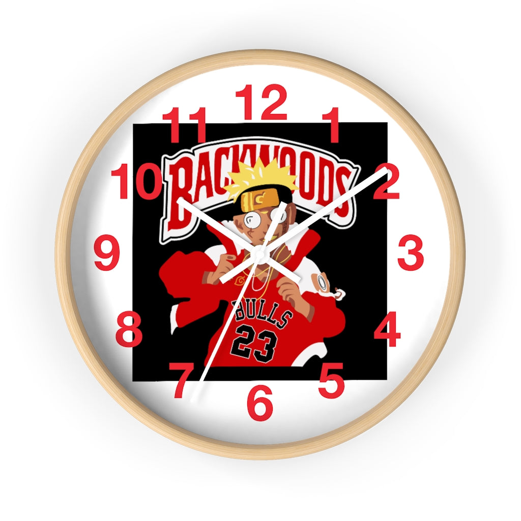 CHI-TOWN BACKWOOD Wall clock