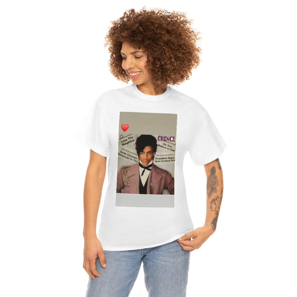 Purple Love Just Him  Unisex Heavy Cotton Tee