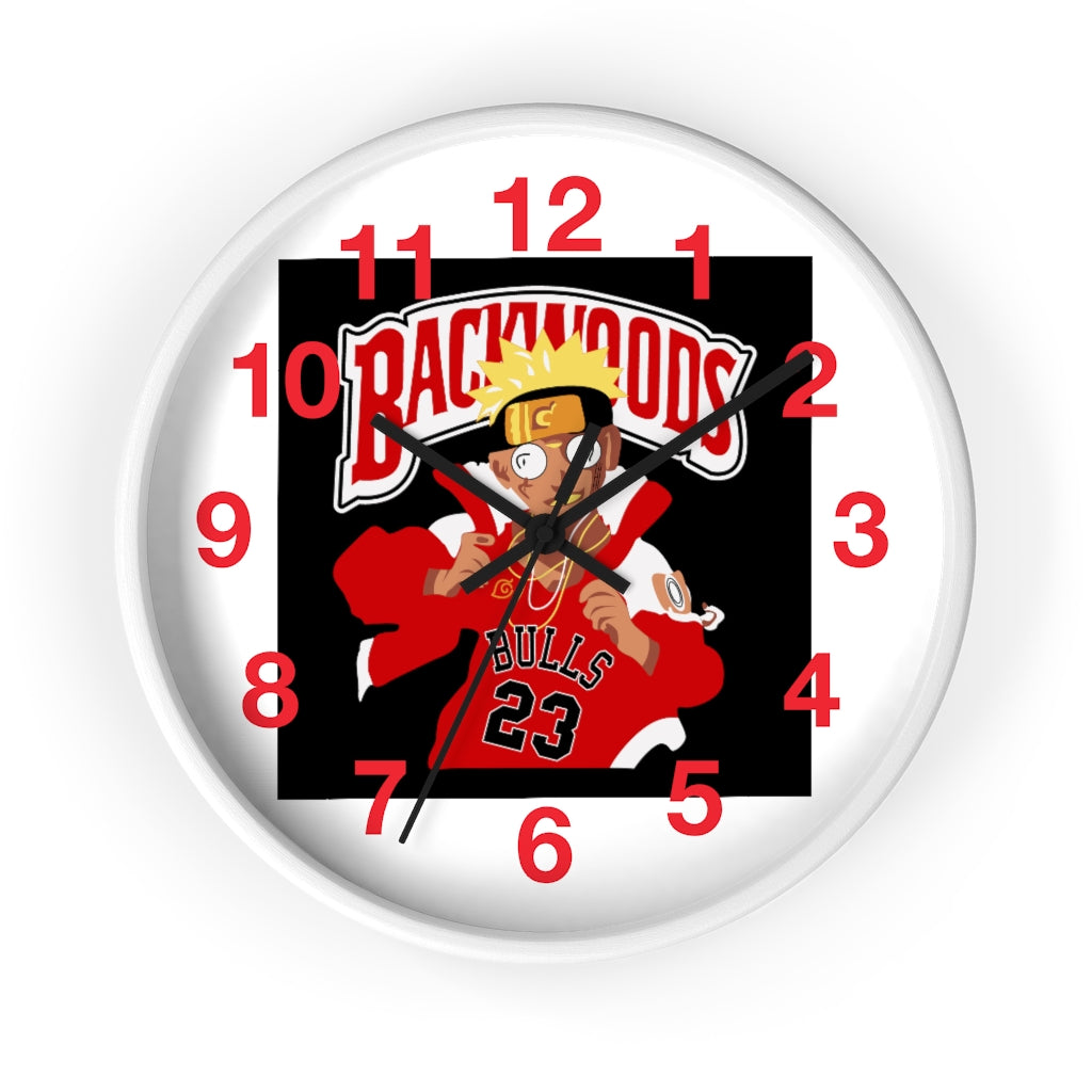 CHI-TOWN BACKWOOD Wall clock