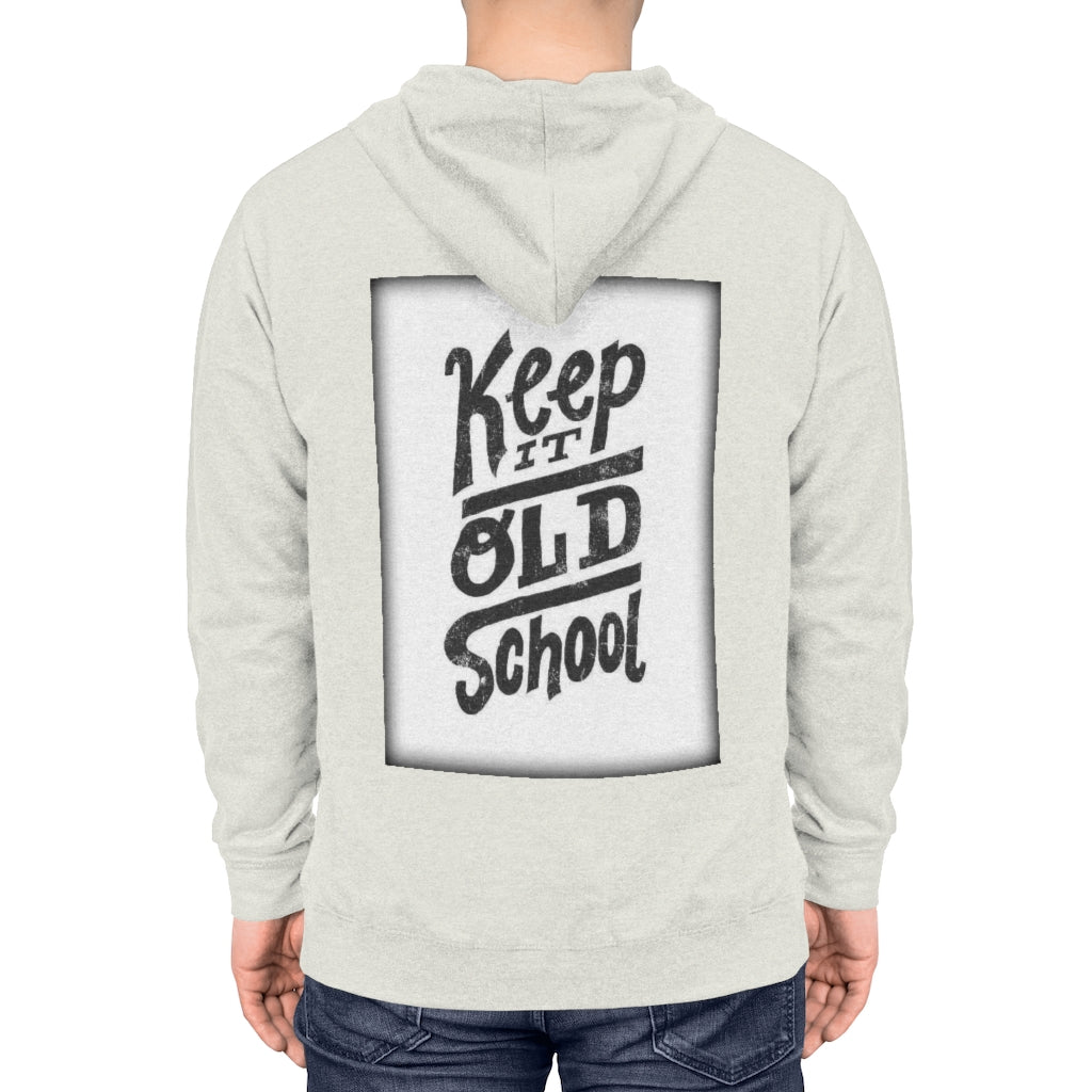 Keep it Old School  Lightweight Hoodie