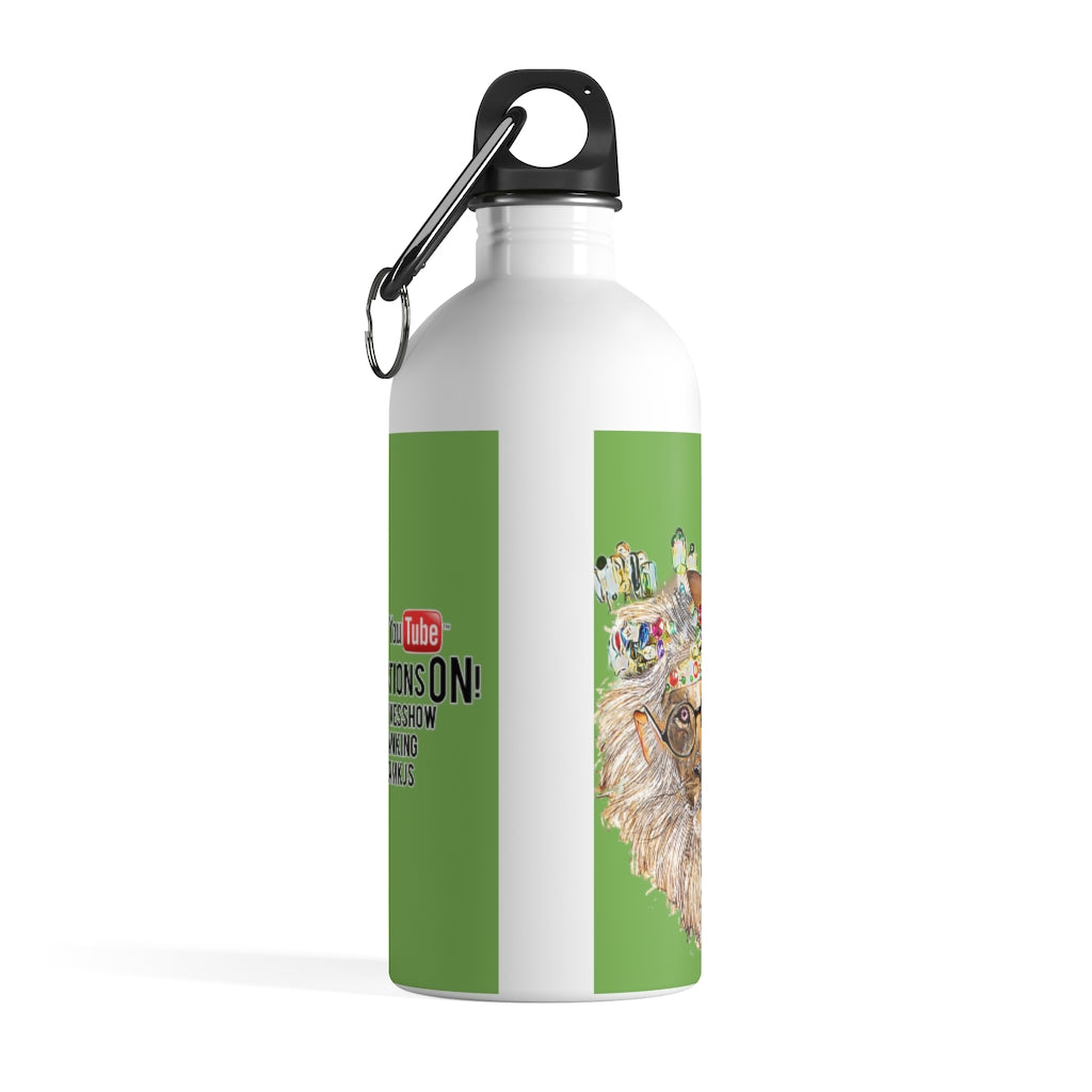 Who Is This King? Green Stainless Steel Water Bottle