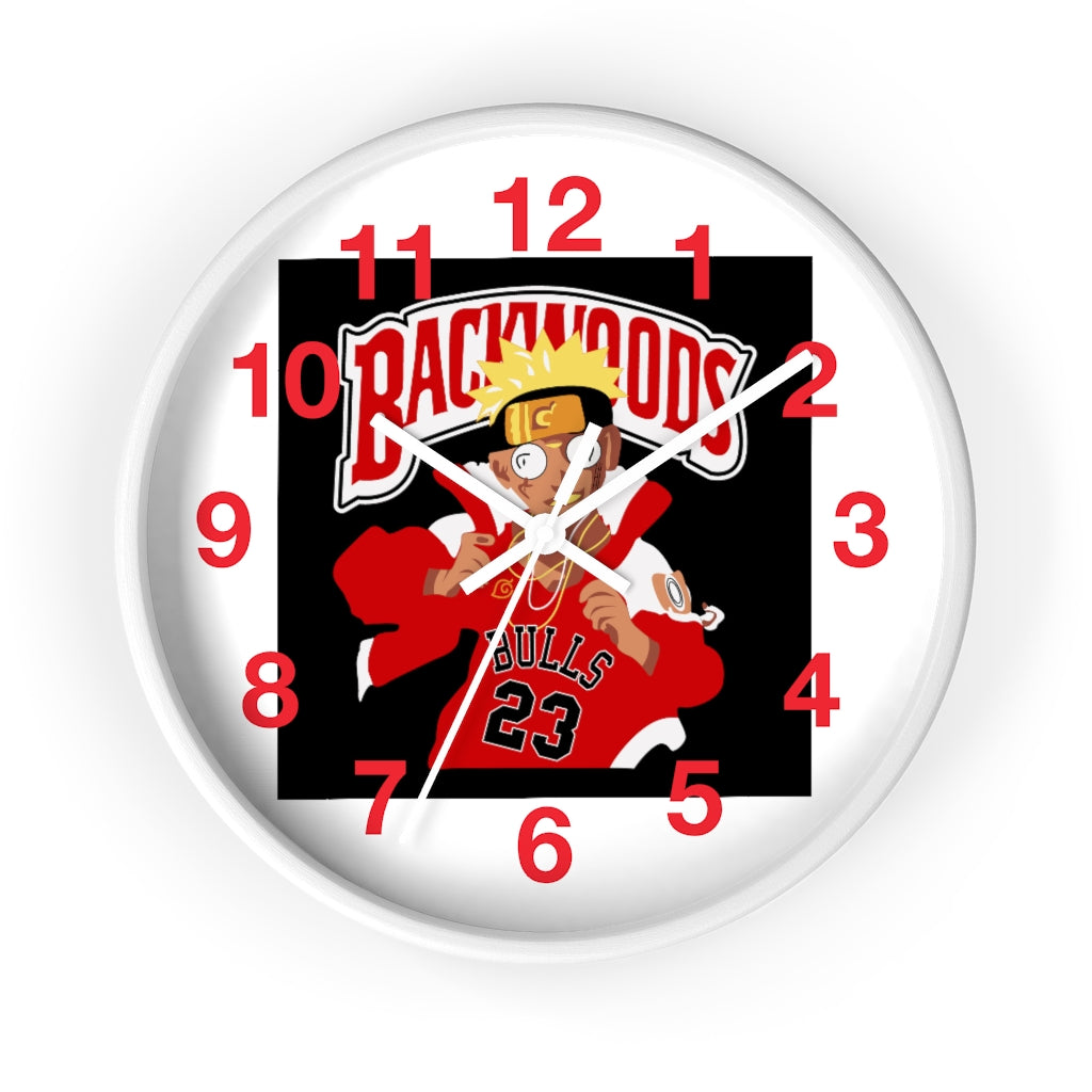 CHI-TOWN BACKWOOD Wall clock