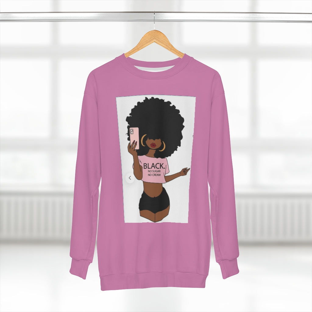 BLACK SUGAR .. (PINK)  ..  AOP Unisex Sweatshirt