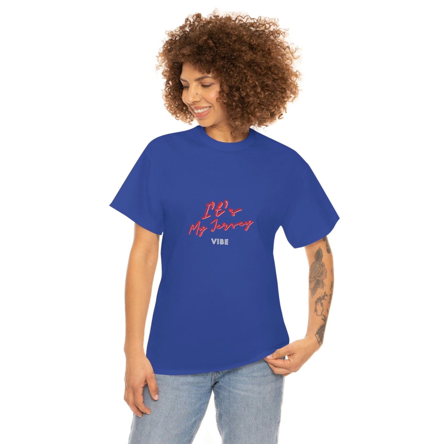 ITS MY JERSEY VIBE Unisex Heavy Cotton Tee