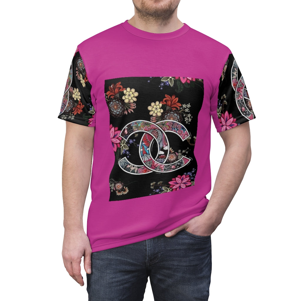 FLOWERS OF COUTURE  ( LAVENDAR ) ..  All Over Tee