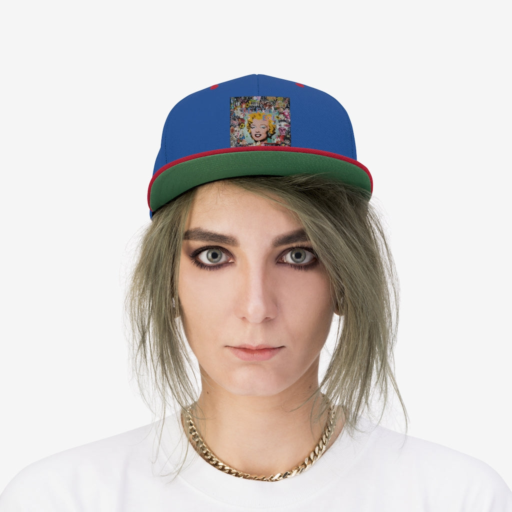 RETRO POP THROWBACK Unisex Flat Bill Hat