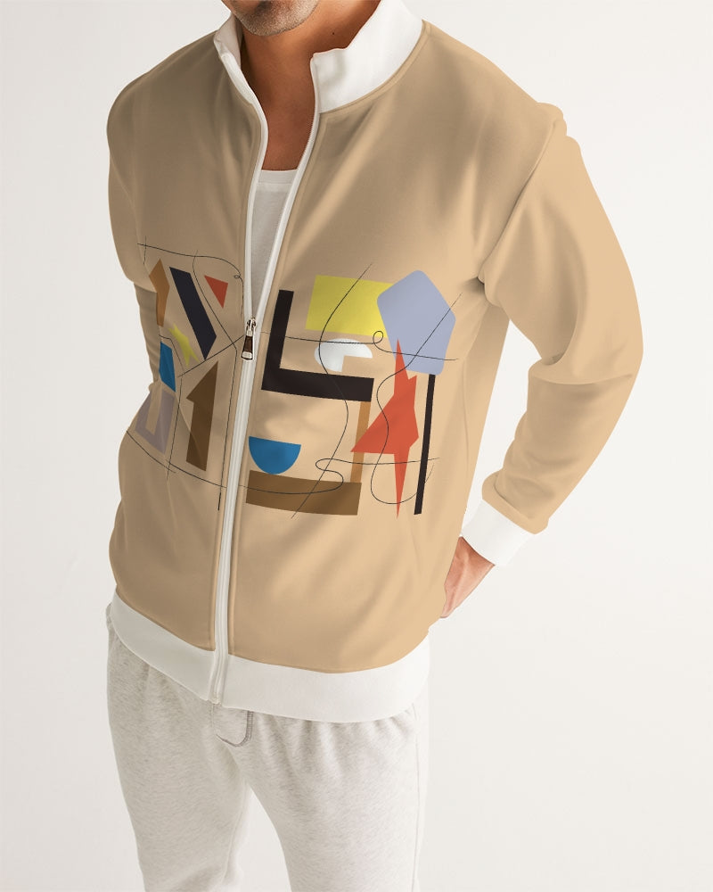 Neutral Color Men's Track Jacket